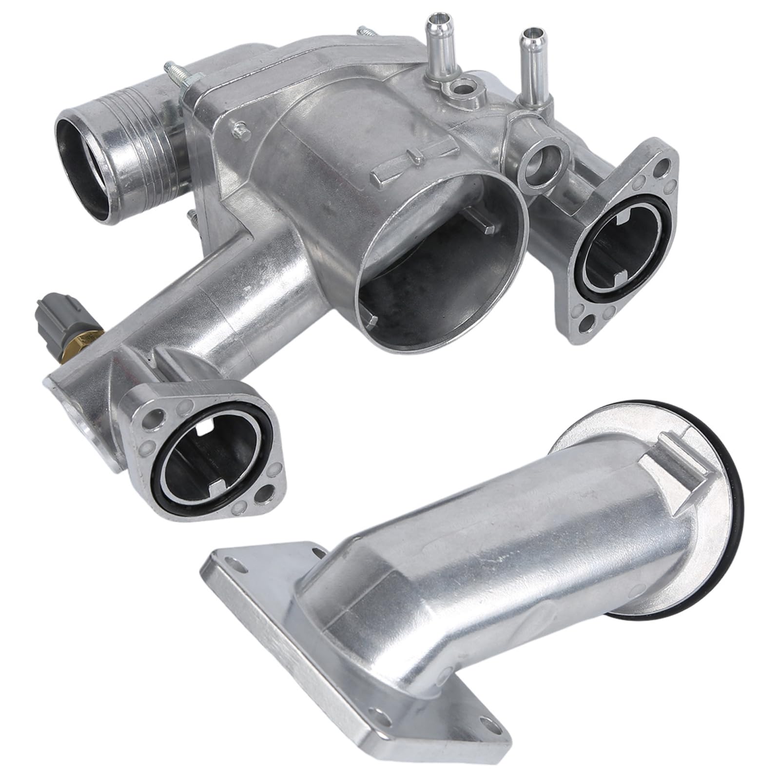 Amazon.com: AJ89485 Aluminum Engine Coolant Thermostat Housing for